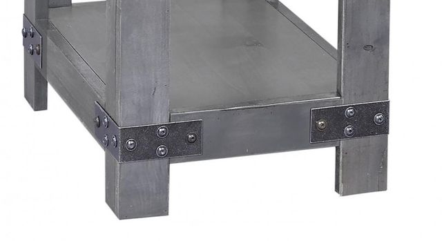 aspenhome® Industrial Smokey Grey Chairside Table-2