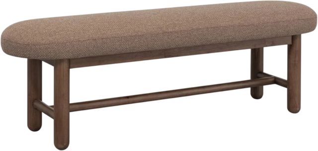 Modus Furniture Astor Claystone Upholstered Dining Bench-0