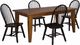 Liberty Furniture Treasures 5-Piece Black/Rustic Oak Optional Dining Set-0