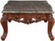 ACME Furniture Eustoma Marble Top Coffee Table with Walnut Base-3