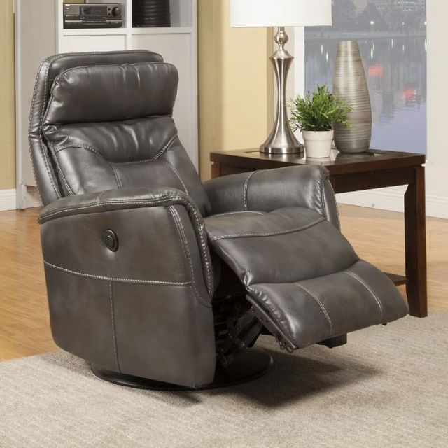 Parker House® Gemini Flint Power Swivel Glider Recliner-3