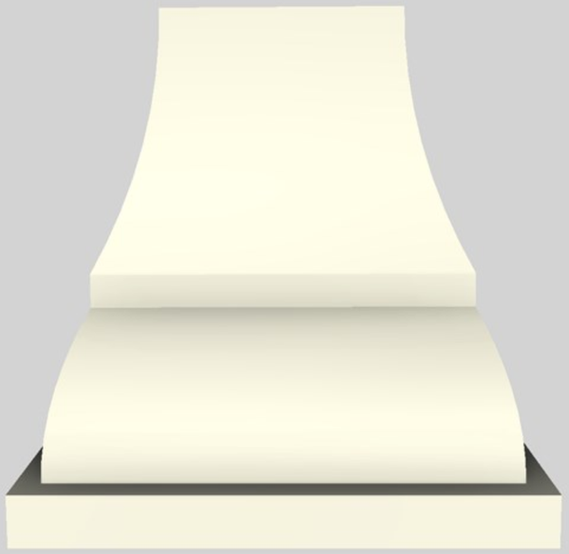 Vent-A-Hood® Designer Series 60" Biscuit Island Range Hood-2