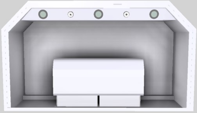 Vent-A-Hood® Designer Series 42" White Wall Mounted Range Hood-2