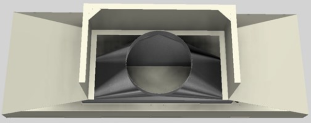 Vent-A-Hood® 66" Biscuit Euro-Style Wall Mounted Range Hood-2