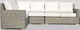 Enclover Jasmine 4-Piece Birds Eye/Seagrass Sectional Set-1