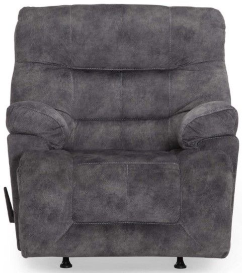 Franklin™ Boss Quiet Riot Charcoal Rocker Recliner-1