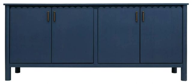 International Furniture Direct Jazmine Marine Blue Console-2