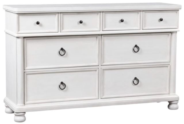 Signature Design by Ashley® Rowlenstown Antique White Dresser and Mirror-4