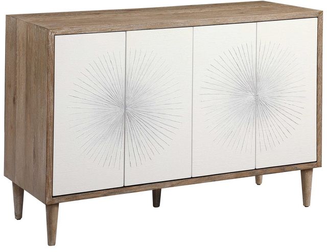 Uttermost® Dani Matte White Cabinet-0