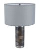 A & B Home Gray/Silver Brushed Table Lamp-0