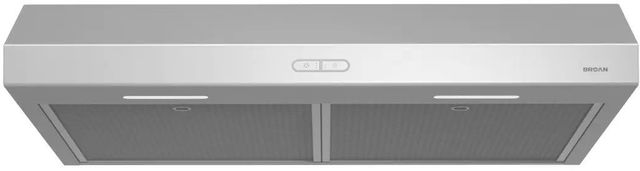 Broan® Glacier BCDF1 Series 30” Stainless Steel Under Cabinet Range Hood