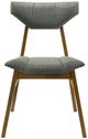 Armen Living Amaris Charcoal/Walnut Dining Chair-3