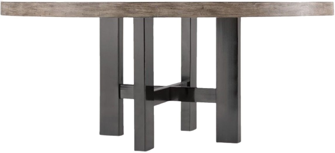 Hooker® Furniture Curata Mountain Modern Dining Table with Black Nickel Base