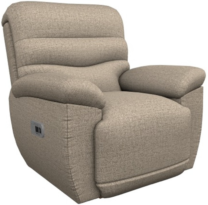 La-Z-Boy® Joshua Fawn Power Rocking Recliner with Headrest | Dewey