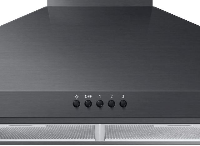 Samsung 30" Fingerprint Resistant Black Stainless Steel Wall Mounted Range Hood-3