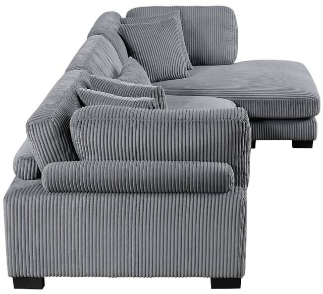Homelegance® Traverse 3-Piece Gray Modular Sectional with Reversible Chaise-3