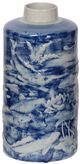 A & B Home Oan Blue/White Jar-1