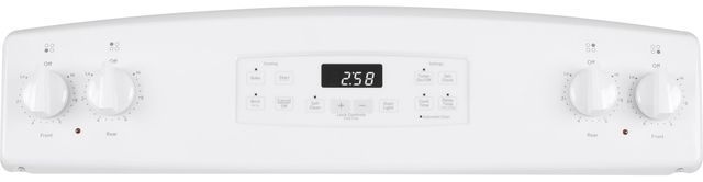 GE® 30" White Free Standing Electric Range-1