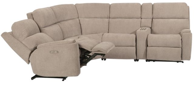 Flexsteel® Customizable Rio Power Reclining Sectional with Power Headrests-1