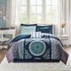 Olliix by Intelligent Design Loretta Navy Twin XL Comforter and Sheet Set-0