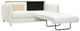 Luonto® Furniture Jamie White Queen Jumbo Loveseat Sleeper-2