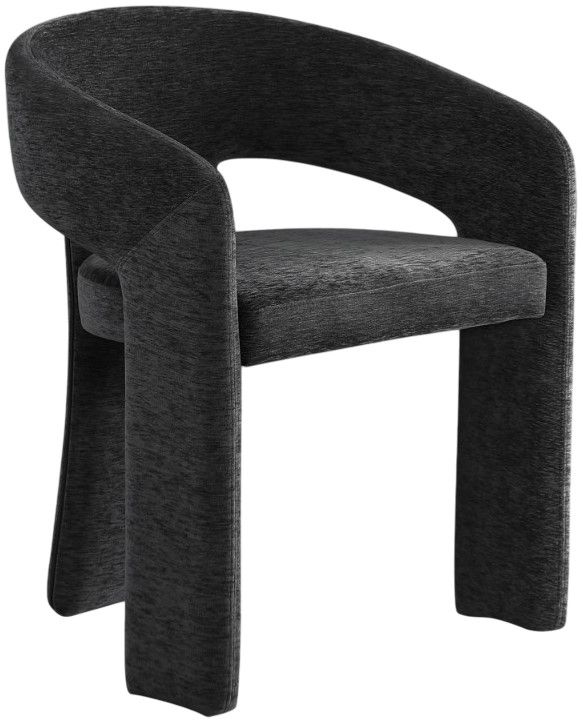 Meridian Furniture Rendition Black Upholstered Dining Chair-0
