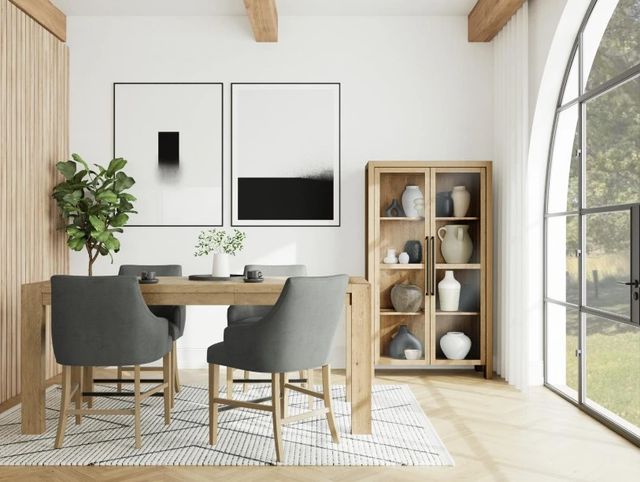 Riverside Furniture Davie Pale Oak Gathering Table-1