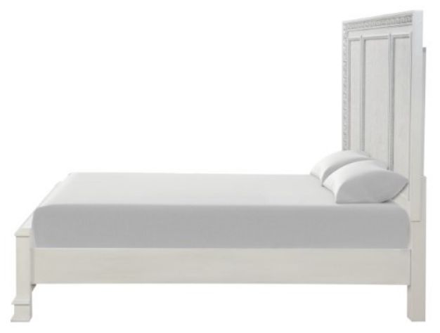 Furniture of America® Stella Mia Creamy White Queen Panel Bed-2
