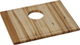 Elkay® Hardwood Light Brown 20.5" x 16.3" x 1" Cutting Board-0