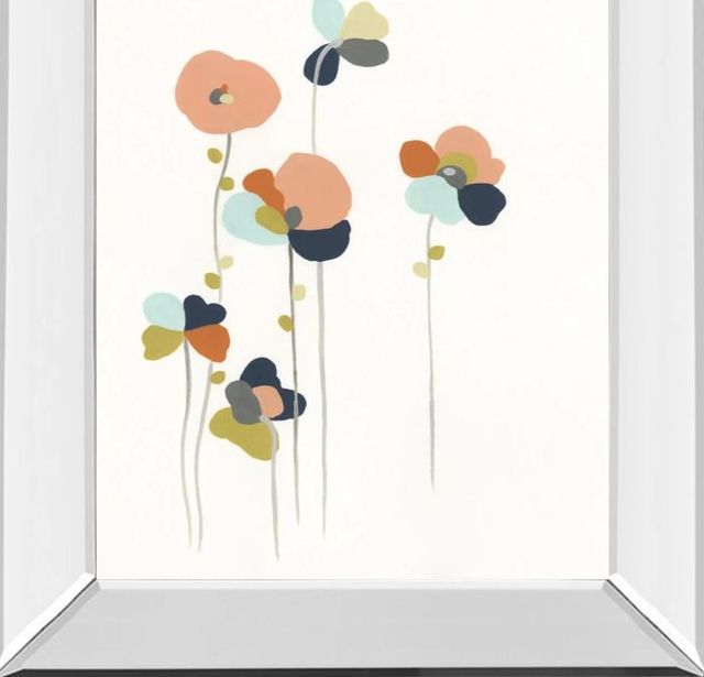 Classy Art Modular Bouquet I by June Erica Vess Mirror Framed Wall Art-1