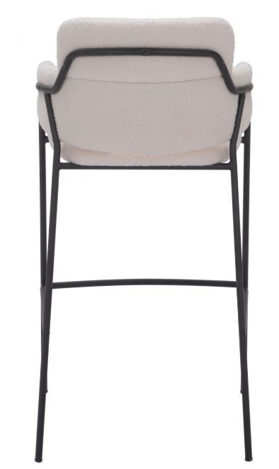 Zuo® Modern Marcel Cream Barstool-3