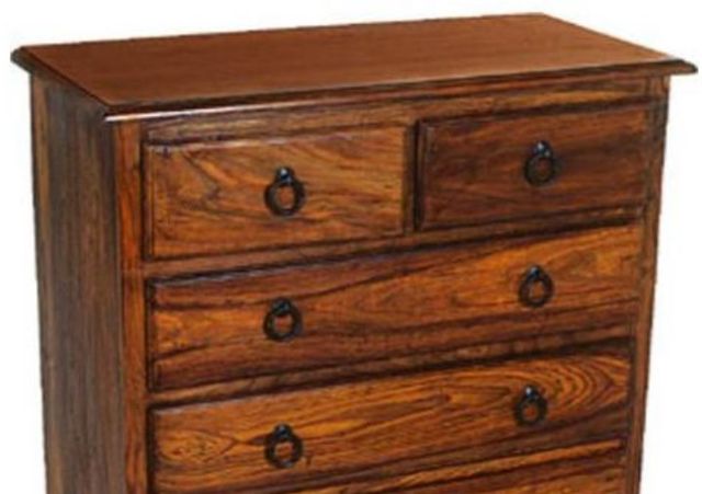 Jaipur Furniture Ganga Brown 5-Drawer Chest-1