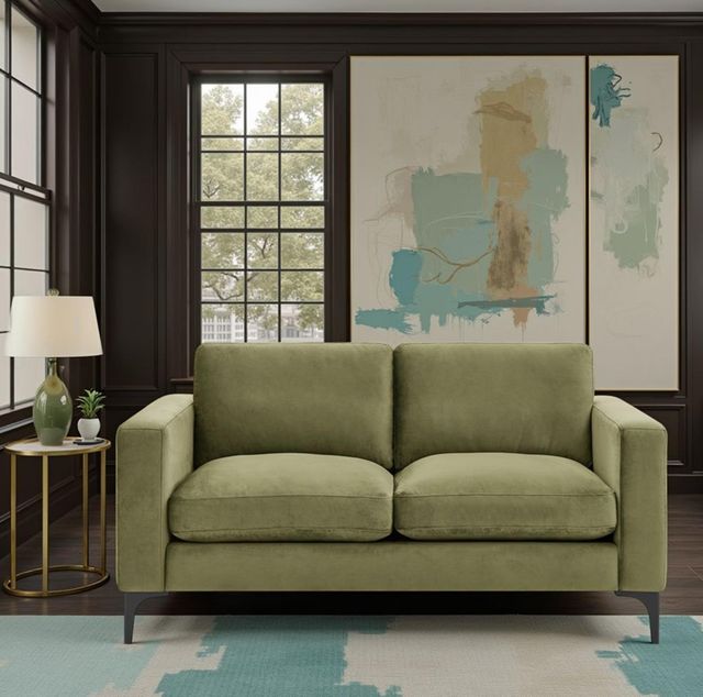 Legends Home Kenna Olive Green Loveseat-1