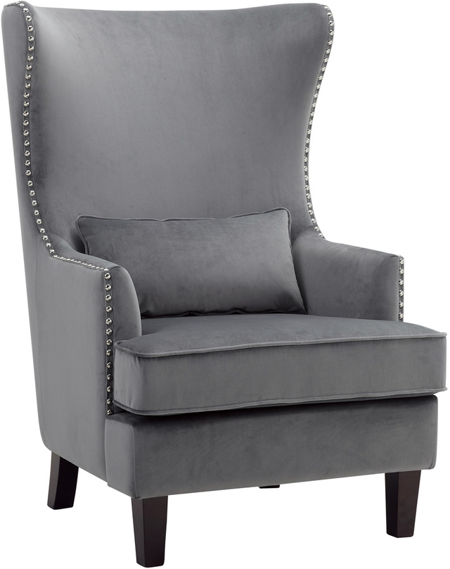 Mazin Furniture Tonier Gray Upholstered Accent Chair-0