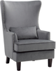 Mazin Furniture Tonier Gray Upholstered Accent Chair-0