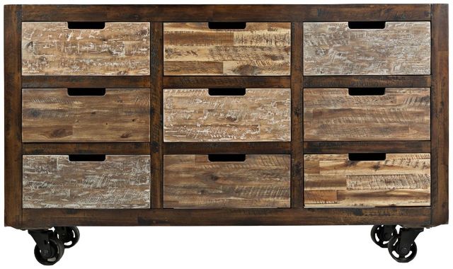 Jofran Inc. Painted Canyon Brown Accent Chest-1