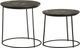 Coaster® Loannis 2-Piece Matte Black Nesting Tables-0