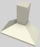 Vent-A-Hood® 42" Biscuit Wall Mounted Range Hood-1