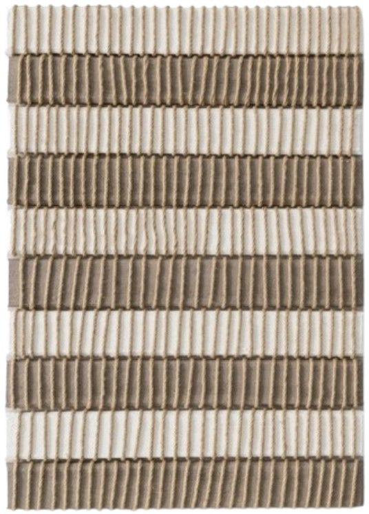 Classy Living Organic Textured Luxe White Geo Canvas Wall Art-0