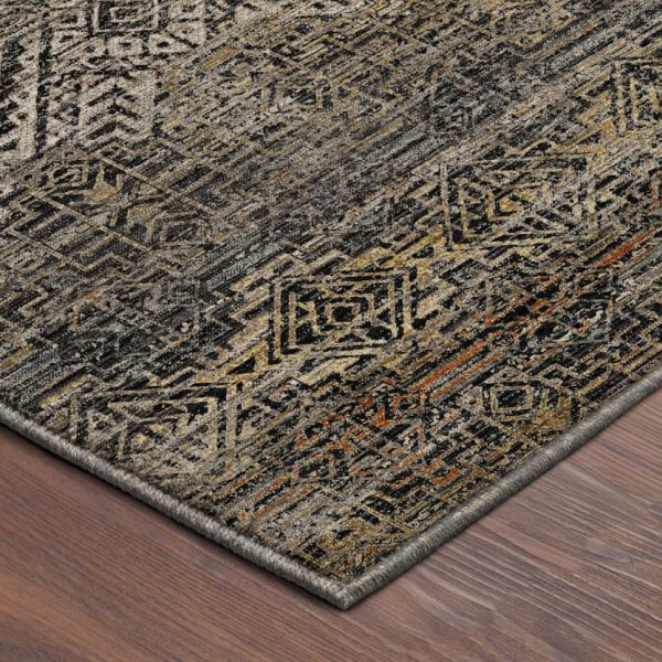 Dalyn™ Rug Company Vico VC8 Black 5'x8' Area Rug-4