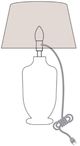 Currey & Company Eudoxia Blue/Off-White Table Lamp-2