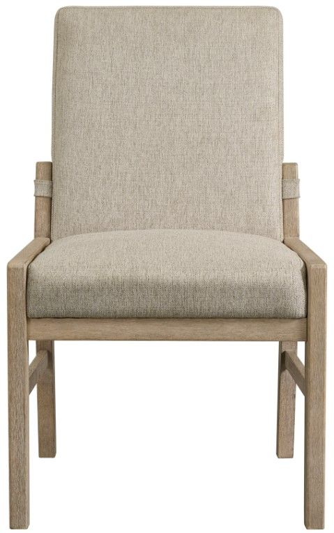 Intercon Nash Beige/Weathered Sand Upholstered Dining Side Chair-2