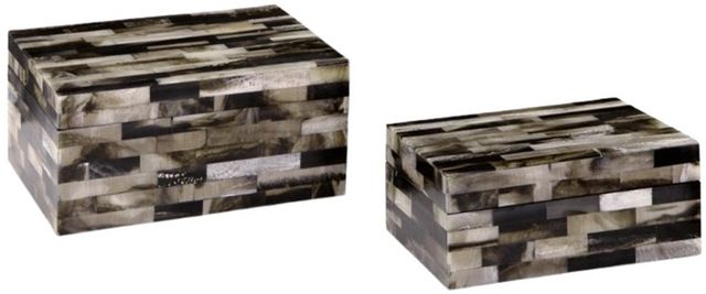 Signature Design by Ashley® Ellford 2-Piece Black/Brown/Cream Box Set-0