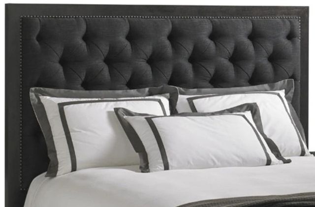 Lexington Home Carrera Maranello Carbon Gray California King Upholstered Headboard-0