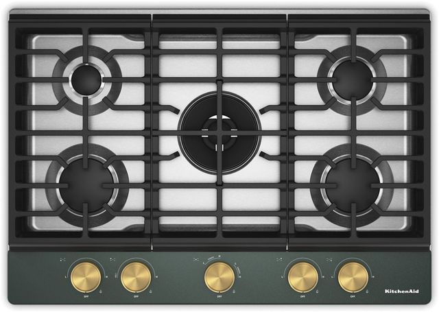 KitchenAid® 30"Juniper Gas Cooktop with 5 Burners and Integrated Wok Grate-3