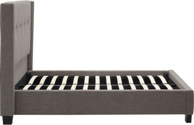Modus Furniture Geneva Madeleine Dolphin Queen Wingback Upholstered Platform Storage Bed-3