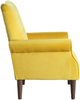 Mazin Furniture Kyrie Yellow Upholstered Accent Chair-2