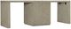 Hooker® Furniture Linville Falls Mink 84" Desk with Center Small File-2