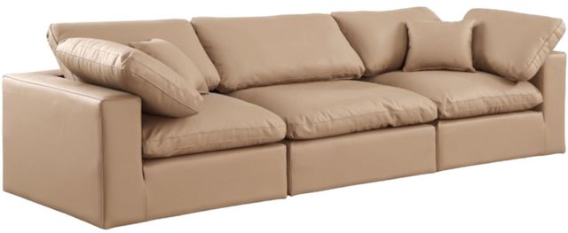 Meridian Furniture Comfy 3-Piece Tan Sofa -0