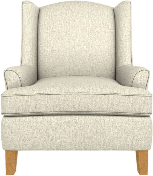 Best® Home Furnishings Customizable Field & Stream Home Andrea MFX2 Wing Back Chair with Honey Birch Legs-1